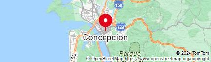 Map of Concepcion Chile